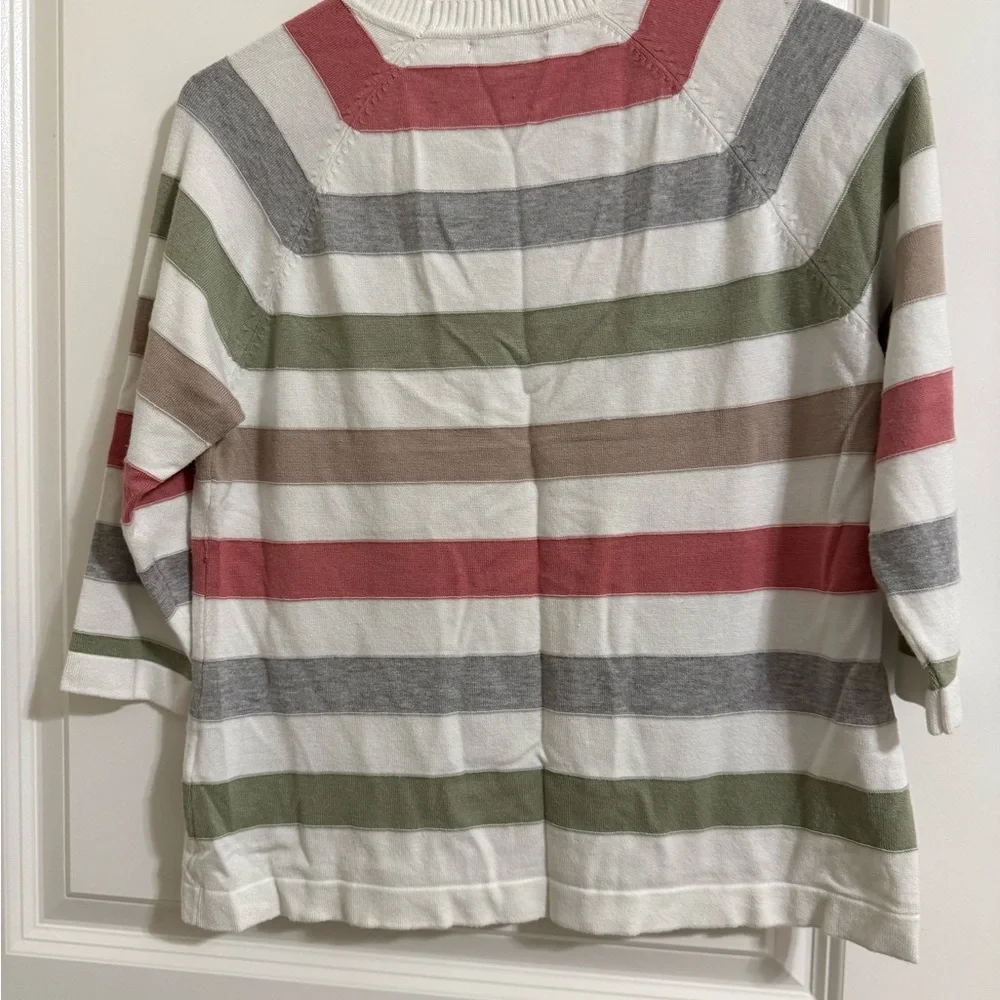 NWOT Colorful Striped Women's Sweater